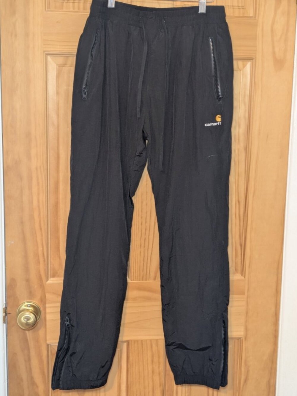Carhartt Madison Jogger Snow Splash Pants Black Mens Small